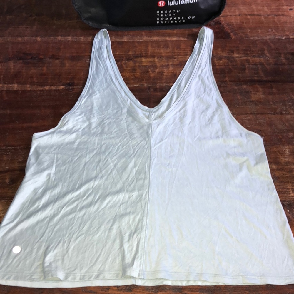 LULULEMON Taryn Toomey Heart Opener Tank in Moss